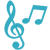 音楽と一緒に